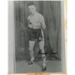 Boxing Benny Jones signed 10x8 black and white original vintage photo. Benny Jones was a