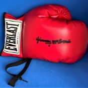 Boxing Jimmy McLarnin signed Everlast red glove rare signature. James Archibald McLarnin (19