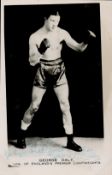 Boxing George Daly signed 6x4 black and white vintage photo. Daly was active in the ring from 1929