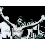 Boxing Cornelius Boza-Edwards signed 10x8 black and white photo. Cornelius Boza-Edwards (born