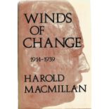 Winds of Change 1914 1939 by Harold Macmillan First Edition 1966 Hardback Book published by