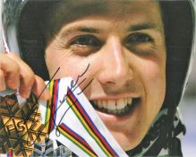 Ski Jumping Simon Ammann signed 10x8 colour photo. Simon ""Simi"" Ammann ( born 25 June 1981) is a