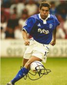Football David Dunn signed 10x8 Birmingham City colour photo.