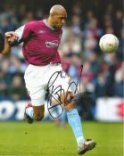 Football Brian Deane signed 10x8 West Ham United colour photo. Brian Christopher Deane (born 7