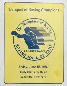 Boxing International Boxing Hall of Fame Programme 1988 full issue very rare.