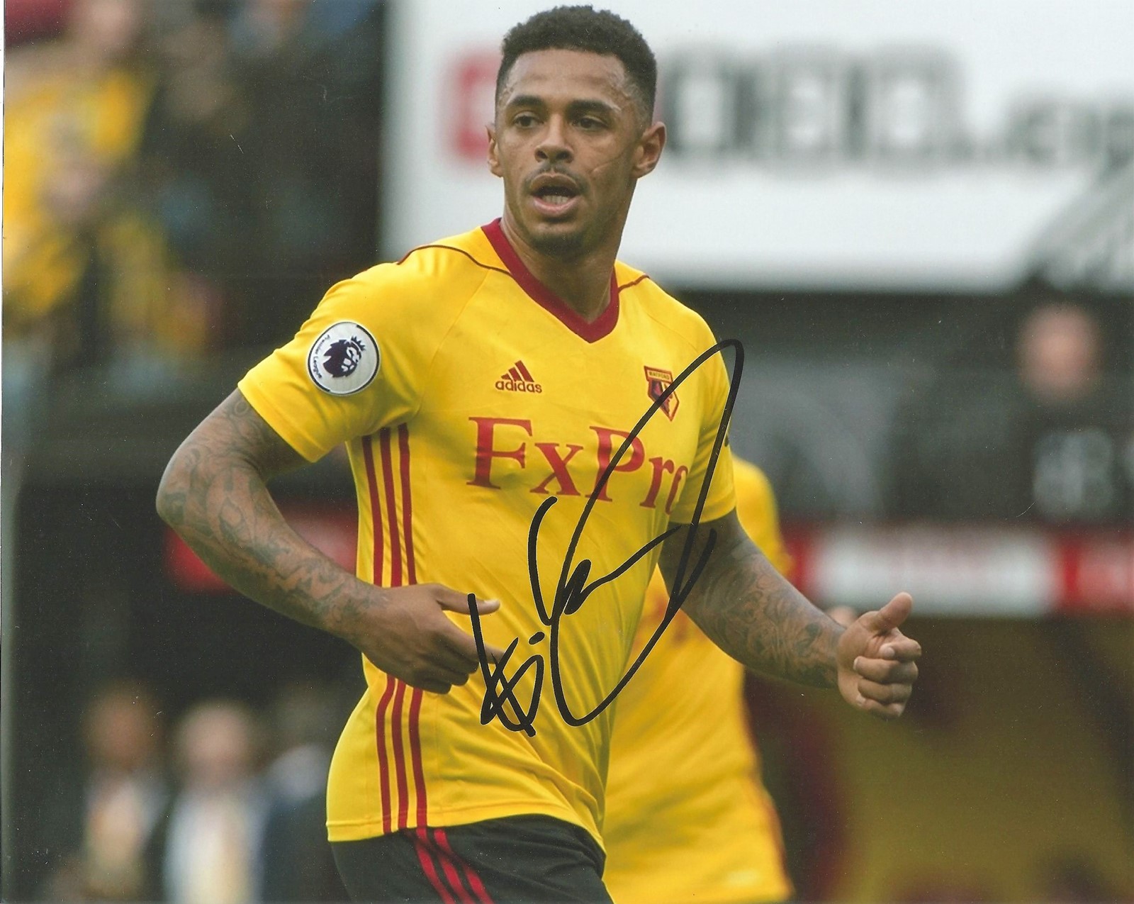 Football Andre Gray signed Watford 10x8 colour photo. Andre Anthony Gray (born 26 June 1991) is a