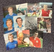 Sport Collection of 12 sporting legends within the UK. 12 10x8 photos, 10 colour, 2 black and