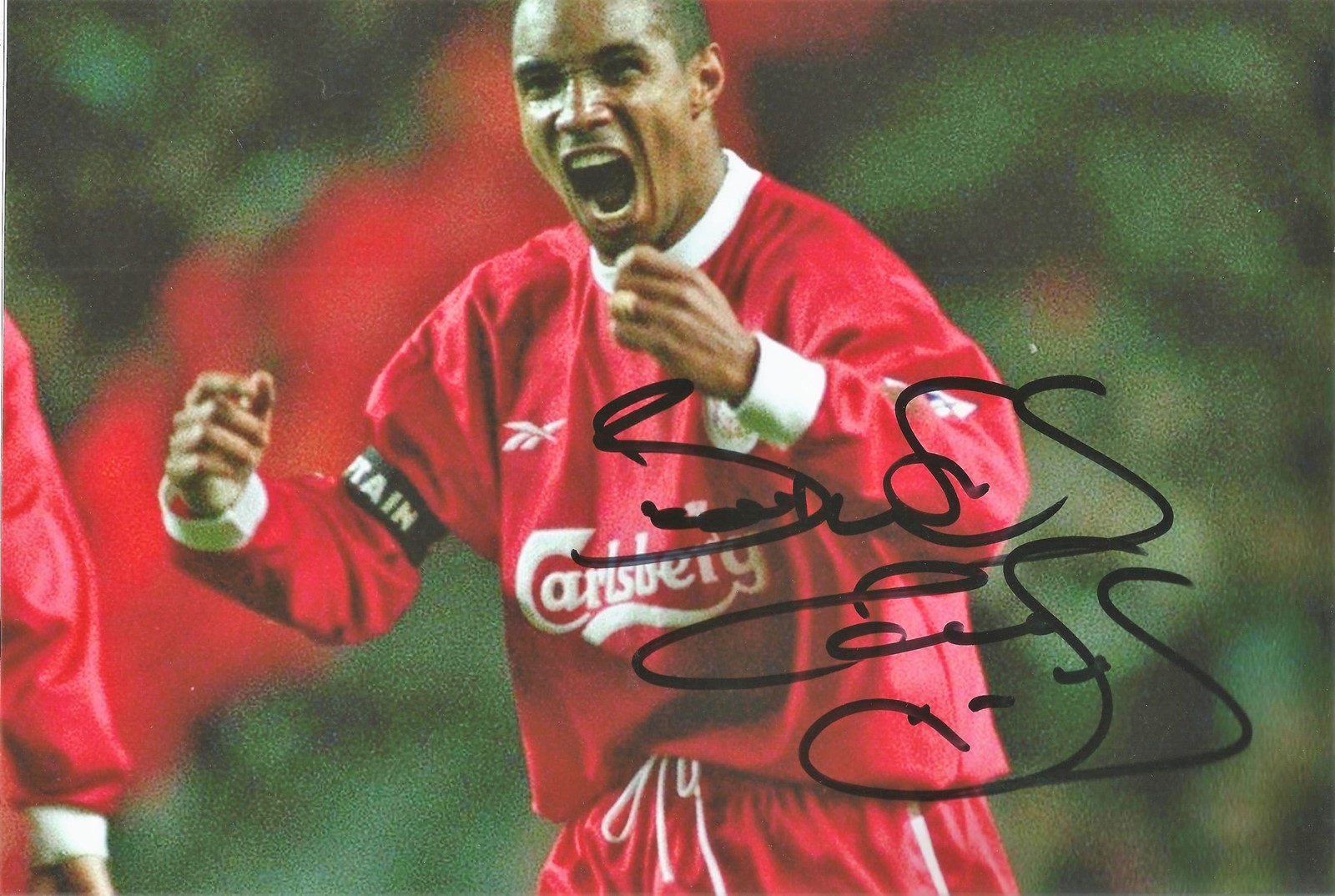 Football Paul Ince signed 12x8 Liverpool F. C colour photo. Paul Emerson Carlyle Ince (born 21