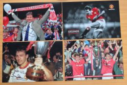 Bryan Robson Collection of 8x12 coloured signed photos. Bryan Robson OBE is an English football