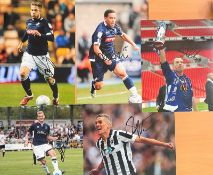 Millwall FC. Collection of 5 signed colour photos including Neil Harris, Steve Morrison, George