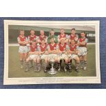 Football. Multi Signed Burnley 1959/60 League Champions 18x12 colour photo. Signed by Robson,