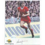Football. Steve Heighway Signed 10x8 Autographed Editions page. Bio description on the rear. Photo