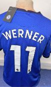 Football Timo Werner signed Chelsea replica home shirt. Timo Werner ( born 6 March 1996) is a German