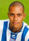 Football Bobby Zamora signed 7x5 Brighton Hove Albion colour photo. Robert Lester Zamora (born 16