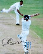 Cricket Mark Butcher signed England 10x8 colour photo. Mark Alan Butcher (born 23 August 1972) is