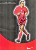Football Dietmar Hamann signed 6x4 Nike promo photo. German professional football coach, former
