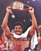 Boxing Leon Spinks signed 10x8 colour photo. Leon Spinks (July 11, 1953 - February 5, 2021) was an