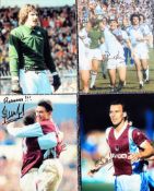 Football West Ham United collection 4 signed 10x8 Hammers colour photos signatures include Paul