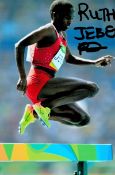 Olympics Ruth Jebet signed 6x4 colour photo winner of the Gold medal winner in the women's 2000