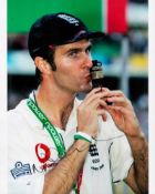 Cricket Michael Vaughan signed Ashes 2005 10x8 colour photo. Michael Paul Vaughan OBE (born 29