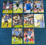 Sheffield Wednesday FC. Collection of 10 Hand signed Colour Photos, all 12x8, signatures include