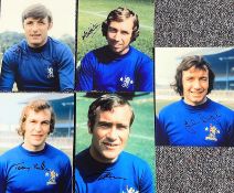 Football Chelsea Legends collection 5 fantastic 10x8 signed colour photos signatures included are