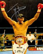 Boxing Johnny Nelson signed 10x8 colour photo. Ivanson Ranny ""Johnny"" Nelson (born 4 January 1967)