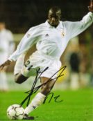 Football Claude Makelele signed Real Madrid 12x8 colour photo. Claude Makelele Sinda, born 18