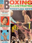 Boxing Illustrated cover 1966 signed by Carlos Ortis.