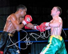 Boxing Steve Robinson signed 10x8 colour photo. Steve Robinson (born 13 December 1968, in Cardiff)