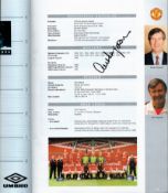 Football Alex Ferguson signed Champions League Final Manchester United v Bayern Munich programme