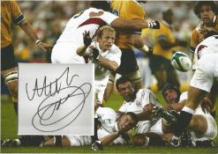 Rugby Union Matt Dawson 12x8 mounted signature piece includes mounted album page and a superb colour