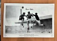 Football, Ronnie Cope signed 12x18 black and white photograph pictured during the 1960s,