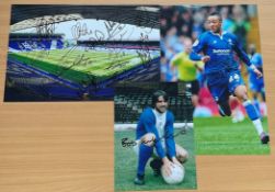 Birmingham football collection includes signed coloured photos. Multi signed stadium photo, Bob