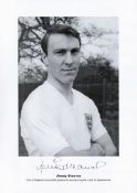 Football Jimmy Greaves signed 16x12 print. Jimmy Greaves one of Englands most prolific goalscorers