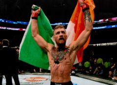 UFC Connor McGregor signed 16x12 colour photo. Irish professional mixed martial artist. He is a