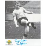 Football. Ron Atkinson Signed 10x8 Autographed Editions page. Bio description on the rear. Photo