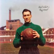 Football Busby Babe Ray Wood 10x10 signed colour photo. Raymond Ernest Wood (11 June 1931 - 7 July
