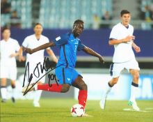 Football Jean-Kevin Augustin signed France 10x8 colour photo. Jean-Kevin Augustin (born 16 June