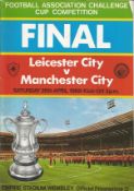 Football Leicester City v Manchester City programme 1969 FA Cup Final 26th April 1969 Wembley Empire