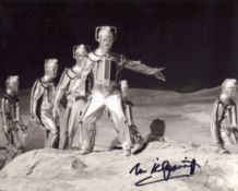 Doctor Who Cybermen photo signed by Michael Kilgarriff. Good condition. All autographs come with a