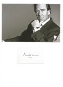 Lord Snowdon signed signature piece attached to A4 card with a black and white 8x5 photo. Lord