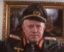 Allo Allo 8x10 photo signed by actor Ken Morley. Good condition. All autographs come with a