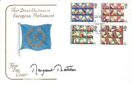 Margaret Thatcher signed First Direct Elections of European Parliament FDC post marked 9th May 1979,