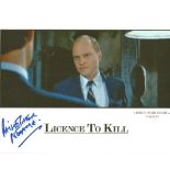 Christopher Neame signed 10x8 Licence to Kill colour photo. Christopher Neame,. born 12 September