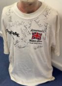 Cricket Athertons Barmy Army Down Under 9495 Shirt Signed By Mike Gatting, Graham Thorpe, Devon