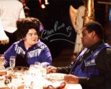 Doctor Who 8x10 Space Cowboys photo signed by actor Clive Rowe. Good condition. All autographs