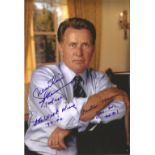Martin Sheen West Wing signed 11 x 8 colour photo. Small scratch over Mr Sheen s right cheek but