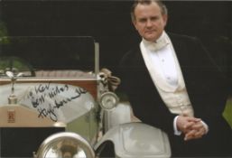 Hugh Bonneville Downton Abbey signed 11 x 8 colour photo dedicated . Good condition. Good condition.