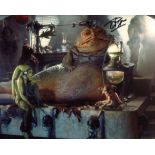 Star Wars Jabba the Hutt animator John Coppinger signed 8x10 photo. Good condition. All autographs